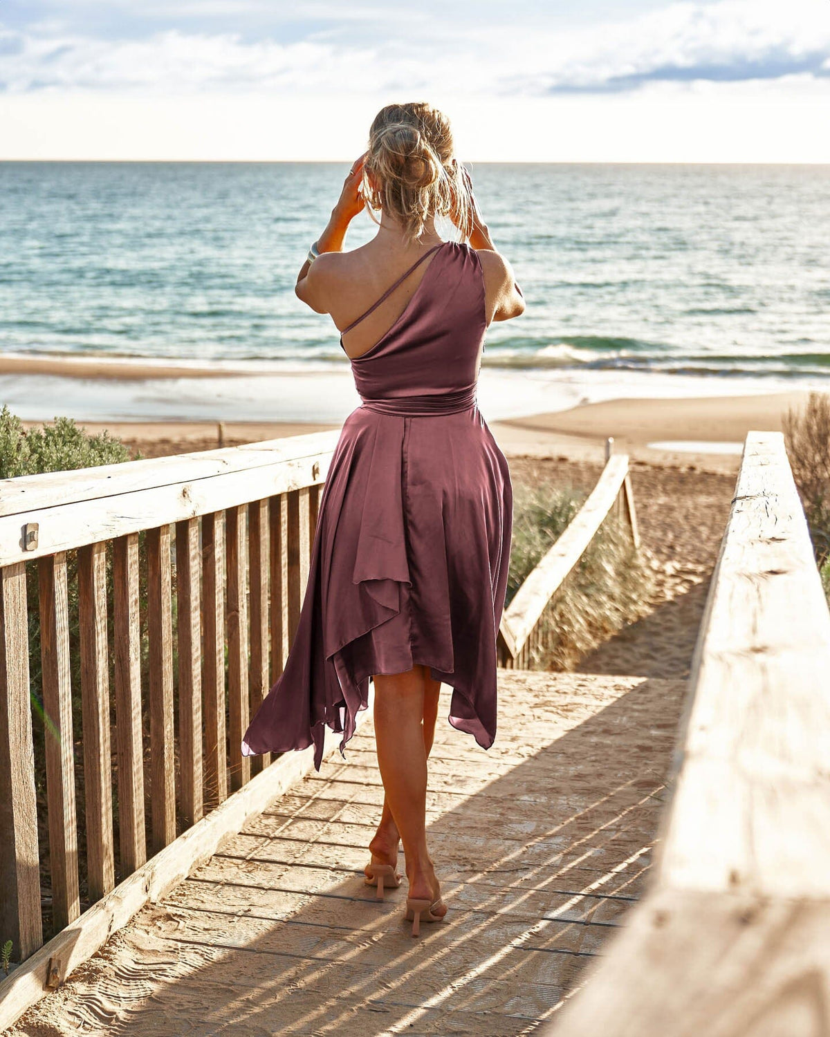 Collective Dress - Kayla Dress-Plum fourth image