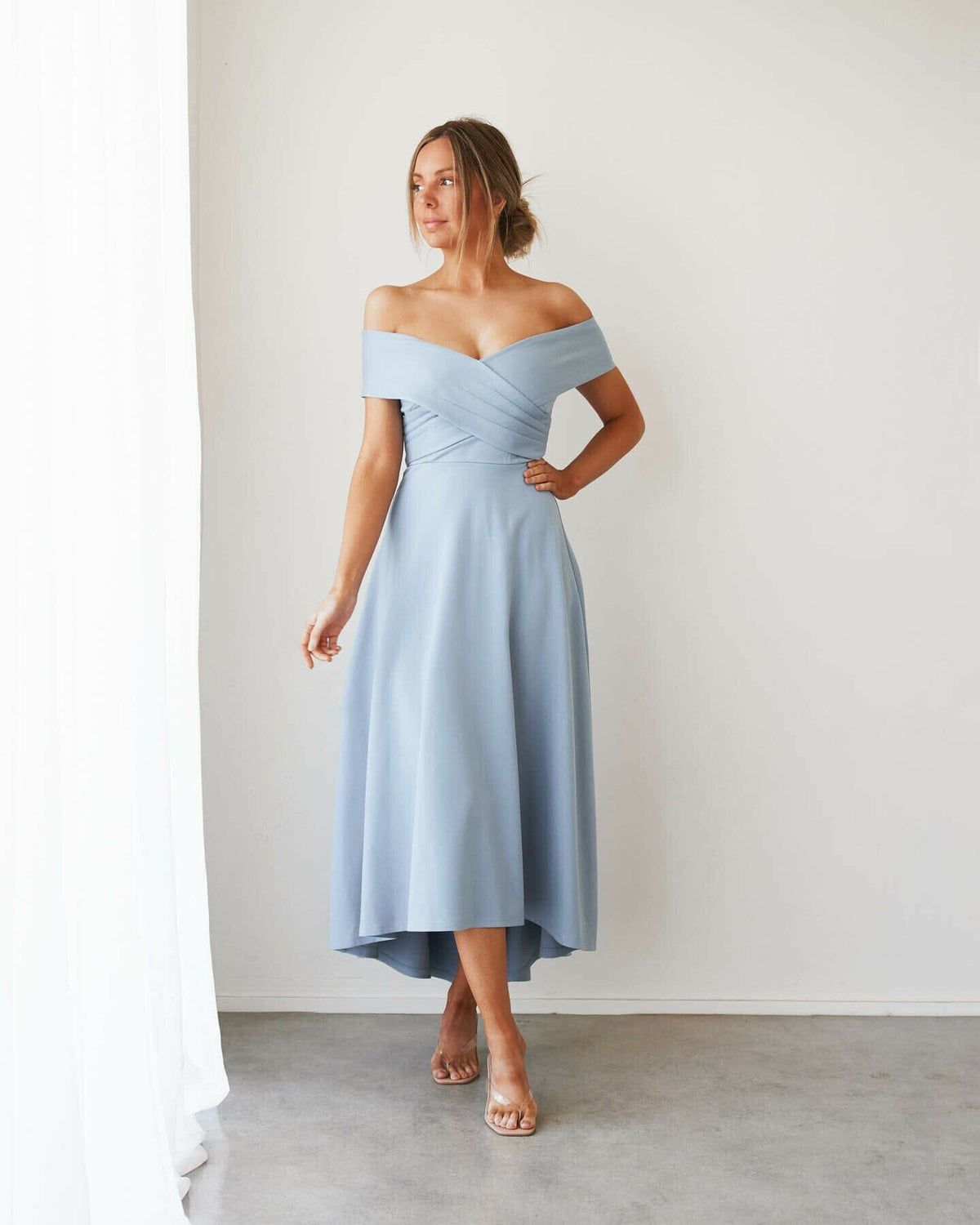 Collective Dress - Belina Dress-Baby Blue secondary image