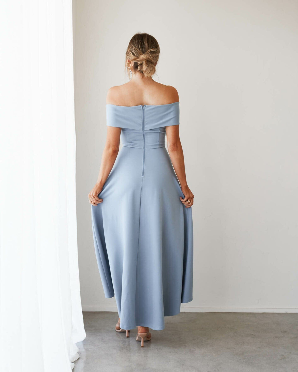 Collective Dress - Belina Dress-Baby Blue third image