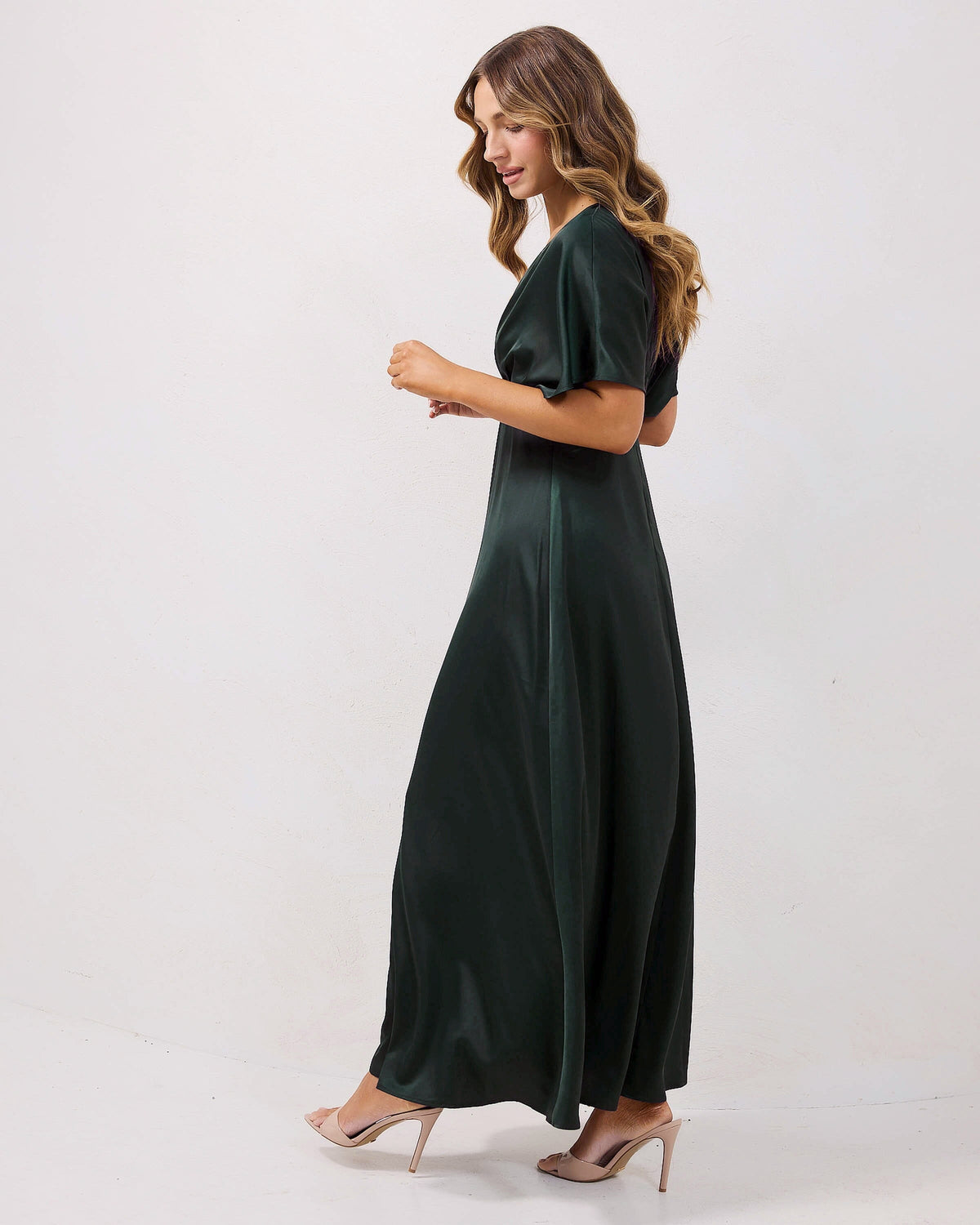 Collective Dress - Joselyn Dress-Green fifth image