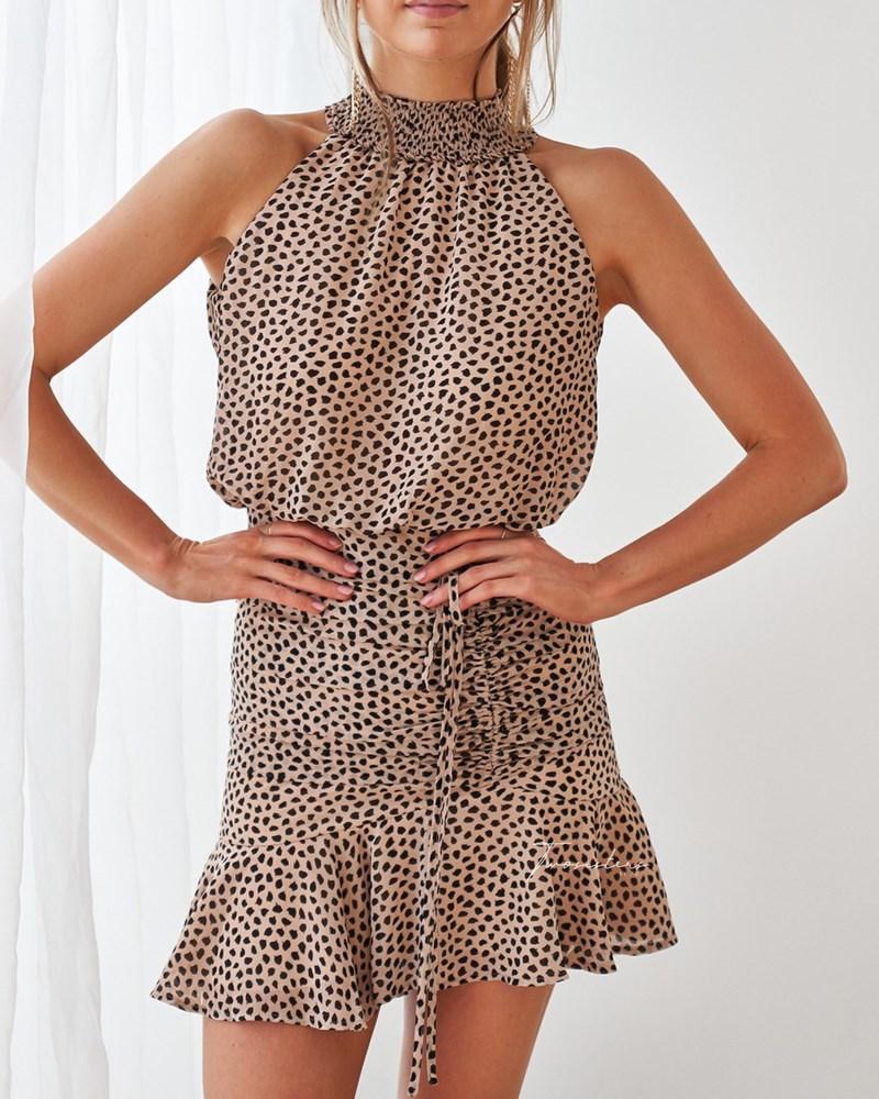 Pip Dress - Leopard print - Twosisters The Label