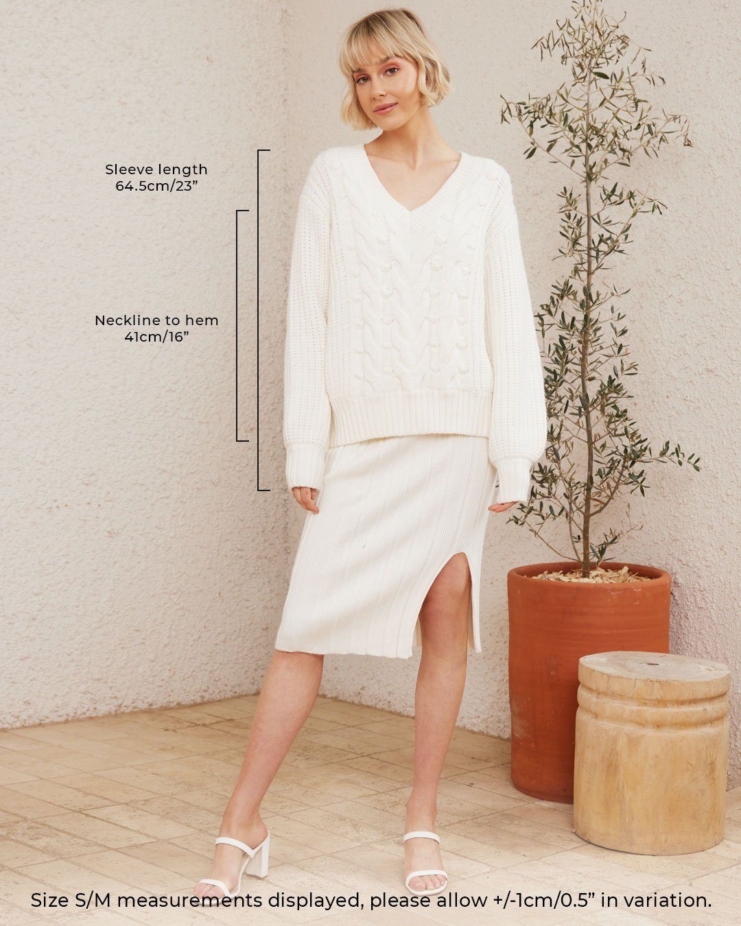 Twosisters The Label Hailey Knit White