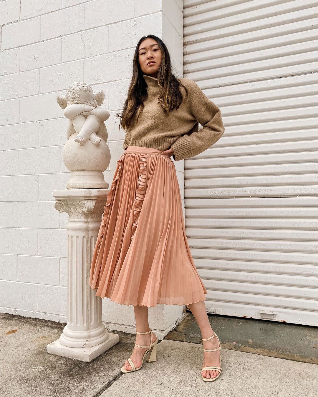 Maia Skirt Peach