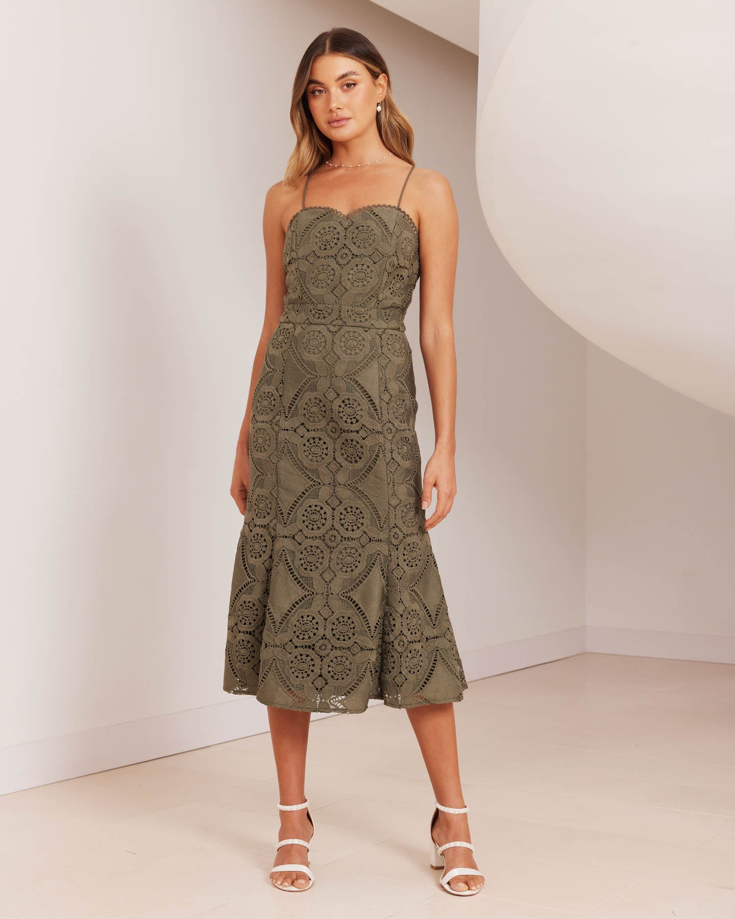 Serenity Dress Khaki