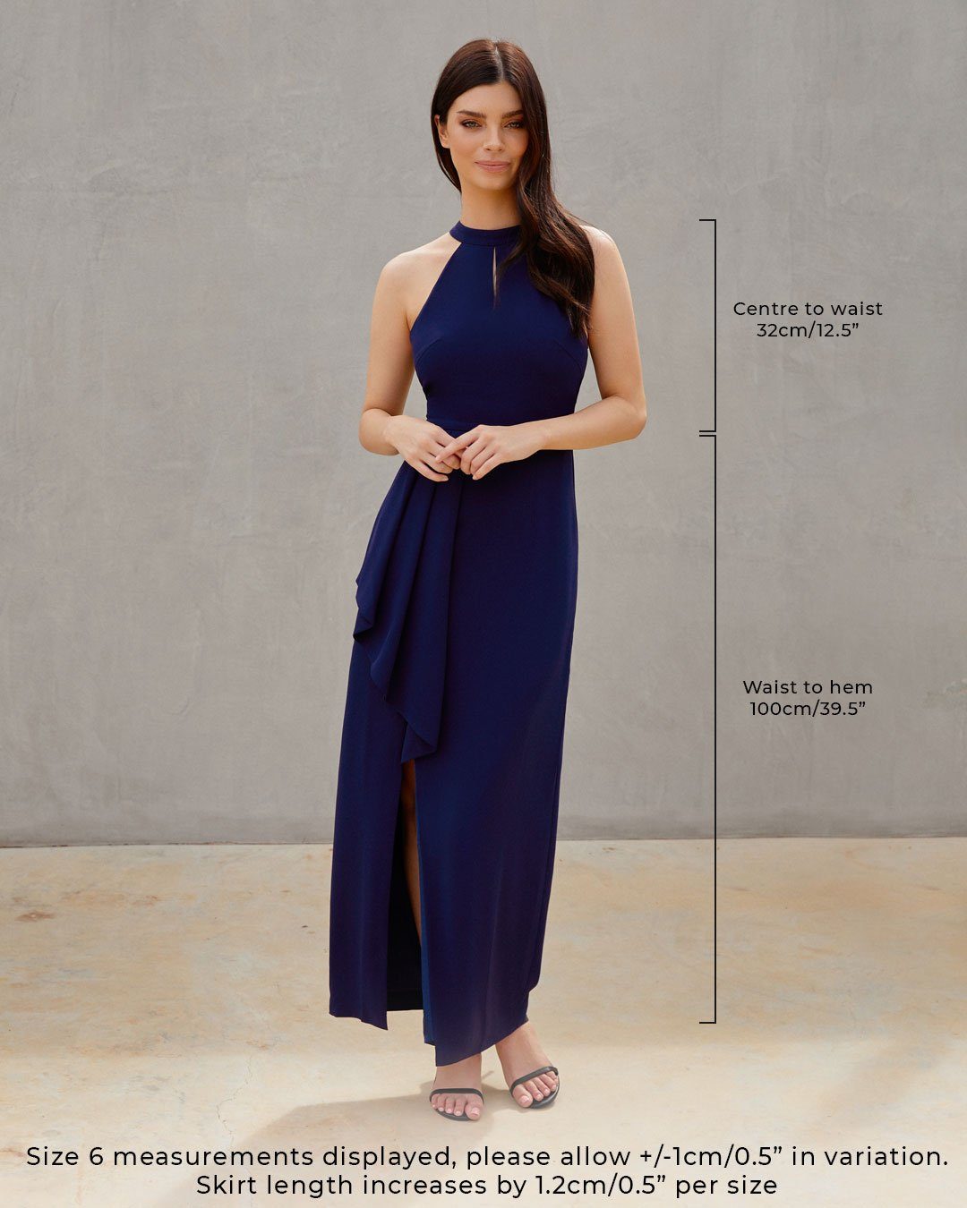 Twosisters The Label Aubree Dress Navy