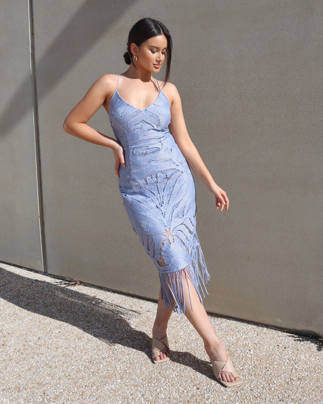 Khaleesi Dress Periwinkle