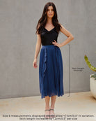 Twosisters The Label Maia Skirt Steel Blue